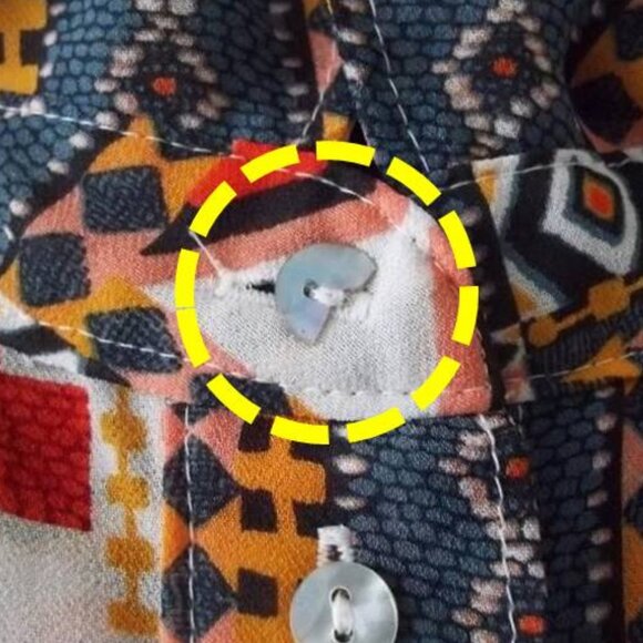 H&M Button Front Sleeveless Shirt Size US 8 (Medium) - Picture 8 of 8